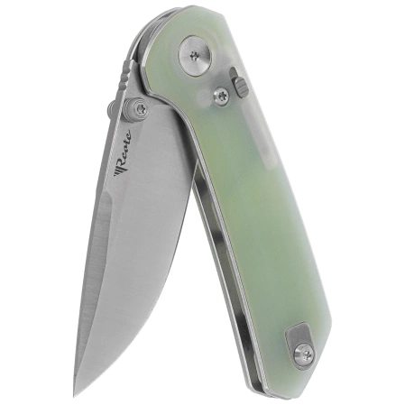 Reate PL-XT V2 Knife Jade G10, Stonewashed / Satin Nitro-V (PL-XT V2 JG10 STW/SAT)
