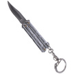 Nóż składany motylek brelok Martinez Albainox Balisong Chrome (02180-C)