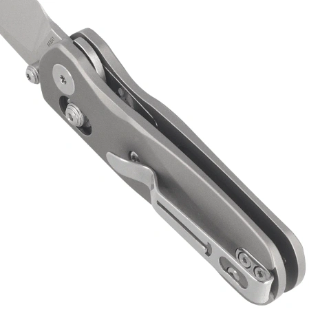 Bestechman Sprite Knife Grey Titanium, Stonewashed/Satin M390 (BMK21A)