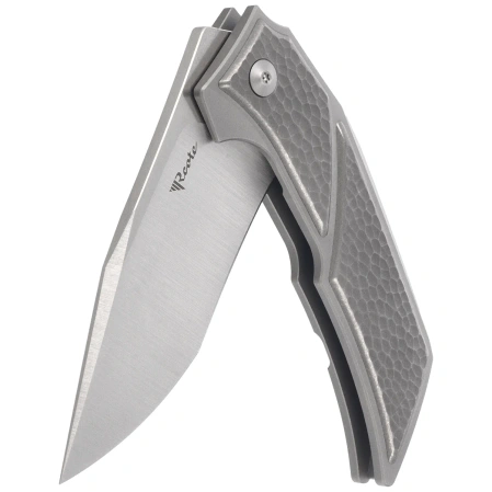 Reate T3500 Knife Gray Titanium, Stonewashed / Satin M390 by Tashi Bharucha