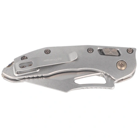 Microtech M-Stitch Ram-Lok S/E Marfione Select Knife Slab Side Titanium, Flamed HW, Stonewashed M390MK by Borka Blades and Tony Marfione (169MRL-10MS4)