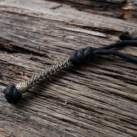 M-Tac knife lanyard Scandinavian Granule Black paracord (TMLSCG-BK)