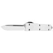 Microtech Ultratech S/E OTF Knife Storm Trooper Signature White Aluminum, White M390 by Tony Marfione (121-1STD)