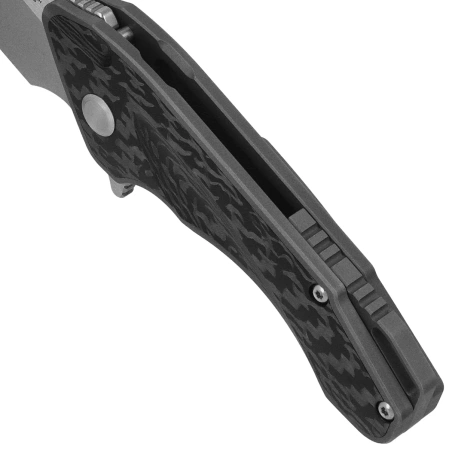 Bestech Goblin Knife Dark Grey Titanium/Carbon Fiber, Stonewashed/Satin CPM S35VN (BT1711E)
