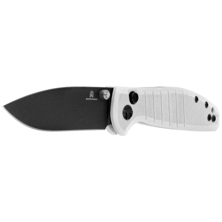 Nóż składany Bestechman Goodboy Jr. White G10, Black PVD D2 by Keanu Alfaro (BMK10I)