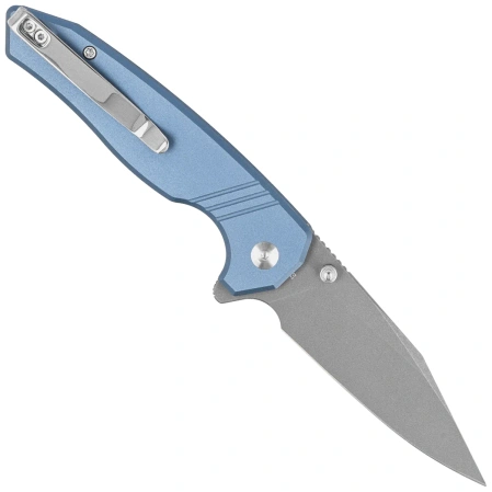 Nóż składany Sencut Selkyris Blue Aluminium, Stonewashed D2 (S25068-3)