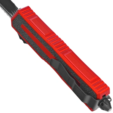 Nóż automatyczny OTF Microtech Scarab II Gen III T/E Red Aluminium, Black M390MK by Tony Marfione (1279-1RD)