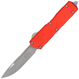 Nóż automatyczny OTF Microtech Scarab II Gen III Executive S/E Red Aluminium, Apocalyptic M390MK by Tony Marfione (1176-10APRD)