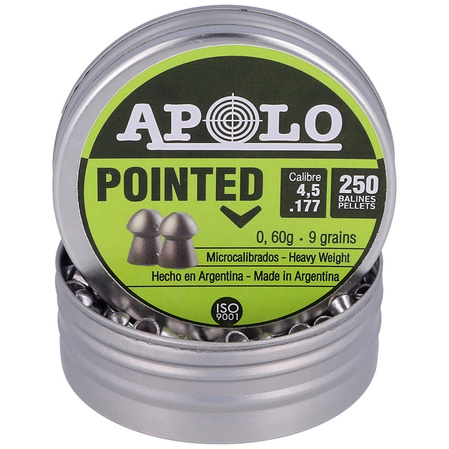 Apolo Pointed Pellets 4.5 mm, 250 pcs. (19102)
