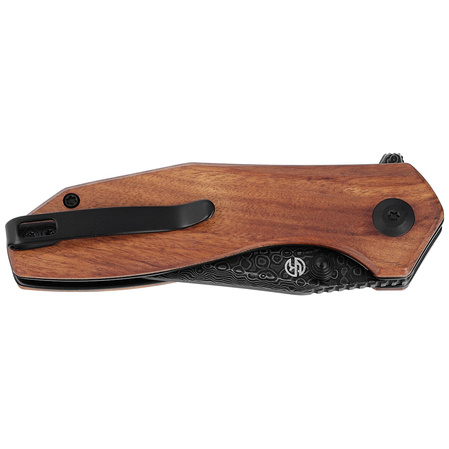 Civivi Knife ODD 22 Cuibourtia Wood, Damascus by Tuffknives (C21032-DS1)