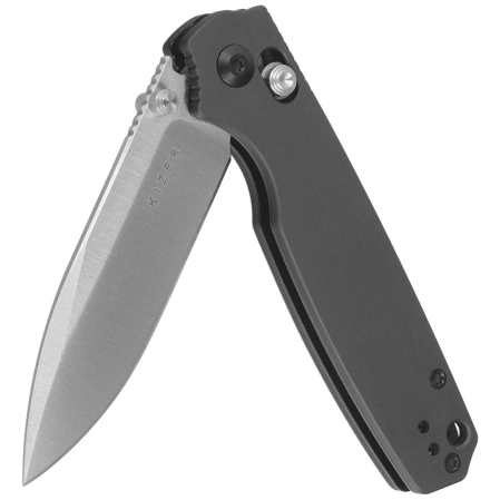 Nóż składany Kizer Pokiman CD Gray Aliminium, Satin AEB-L (V3789A2)