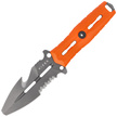 Kizer Norcross Rescue Knife Orange G10, Gray Stonewashed Nitro-V by L.F (ZX-FB01A6)