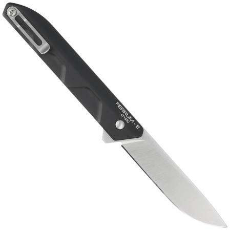 Extrema Ratio Ferrum E Knife Black Aluminum, Satin N690 (04.1000.0366/SAT/BLK)