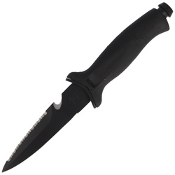 Nóż nurkowy MAC Aquatys Stiletto 2 Black PP-TPE, Black Idroglider W 1.4060