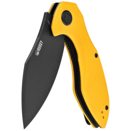Nóż składany Kubey Nobel Yellow G10, Blackwashed 14C26N (KU236N)
