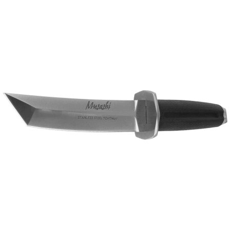 Tokisu Musashi Tanto Knife Black Rubber, Satin 7Cr17MoV (32390)