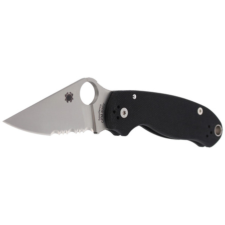 Spyderco Para 3 G-10 Black CombinationEdge Knife (C223GPS)