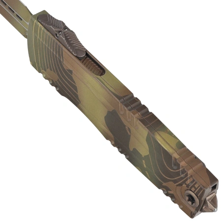 Nóż automatyczny OTF Microtech Luminary ZBP D/E Signature Topographic Badlands/Bazooka Camo Aluminium, Topographic Badlands/Bazooka Camo M390MK by Tony Marfione (1270-1TPBNBOCS)