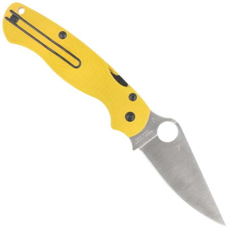 Nóż składany Spyderco Para Military 2 Lightweight Salt Yellow FRN, Satin MagnaCut by Sal and Eric Glesser (C81PYL2)