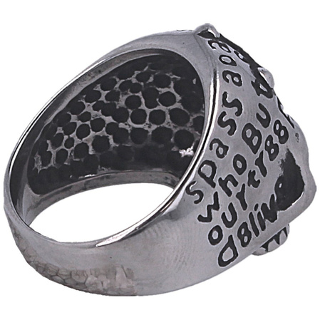 Tole 10 Imperial Skull Cross Ring (09984)