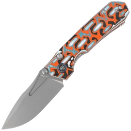 Remette RT-Rhino Knife Blue/Orange G10, Beadblasted D2 (RNGD261)