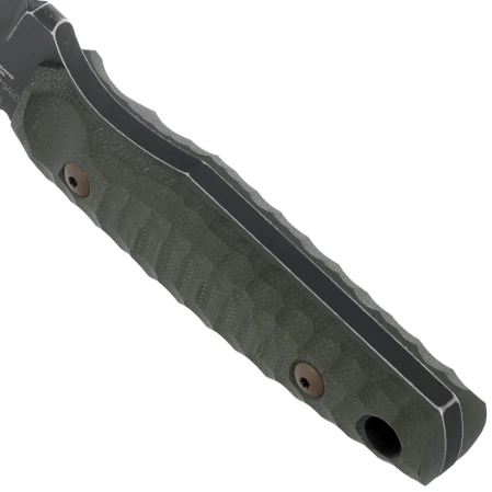 Fox KS OD Green G10, Top Shield Antracite Stonewashed Niolox by GZ Tactical Knives (FX-627 G10OD)
