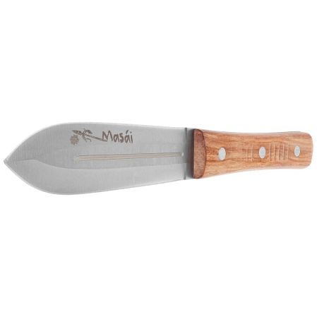 Martinez Albainox Masai Wood Knife, Satin 3Cr13MoV (32535)