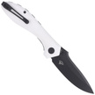 Nóż składany Kubey Ruckus Ivory G10, Dark Stonewashed AUS-10 by Sherif Manganas (KU314D)