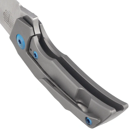 Nóż składany Reate T2500 Gray Titanium / Carbon Fiber, Satin M390 by Tashi Bharucha
