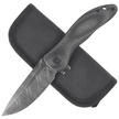 Civivi Synergy3 Black G10 / Twill Carbon Fiber, Black Damascus by Jim O'Young (C20075D-DS1)