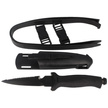 MAC Aquatys Stiletto 2 Diving Knife Black PP-TPE, Black Idroglider W 1.4060