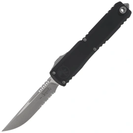 Nóż automatyczny OTF Microtech Ultratech Gen III ZBP S/E Black Aluminium, Apocalyptic P/S M390MK by Tony Marfione (1121-11AP)