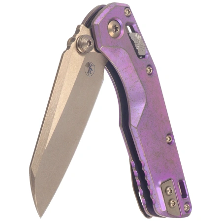 Nóż składany Microtech MSI Ram-Lok Mini S/E Marfione Select Royal Purple Slab Side Titanium, Bronze HW, Bronze M390MK by Tony Marfione (210M-13MS5)