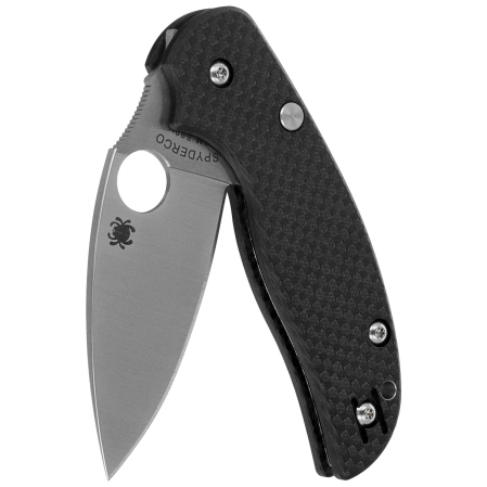 Spyderco Sage 6 Sprint Run Knife Carbon Fiber, Satin CPM S90V by Sal Glesser (C123CFBCLS90VP)
