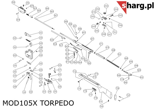 Air Joint Hatsan Torpedo: 100X, 105X, 150, 155 (457)