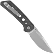 Reate PL-XT Black Micarta/Black G10, Stonewashed Nitro-V