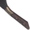 Nóż kuchenny Microtech Santoku 6'' Signature Bronze Titanium Bolster / Live Wire Carbon Fiber, Black DLC M390MK (3200B-1DLCLWCFS)