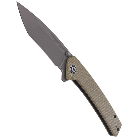 Nóż składany CIVIVI Keen Nadder Olive Micarta, Gray Stonewashed (C2021C)