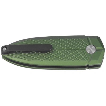 Bestech QUQU Knife Green Aluminum, Satin 14C28N by Gogo (BG57B-2)