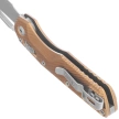 Nóż składany Microtech MSI S/E Tan Fluted Aluminium, Apocalyptic M390MK by Tony Marfione (210-10APFLTA)