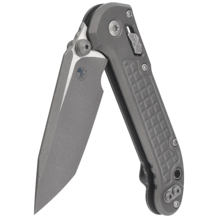 Microtech LUDT Ram-Lok T/E Knife Natural Clear Frag Aluminium, Apocalyptic M390MK by Tony Marfione (1136RL-10APFRNC)