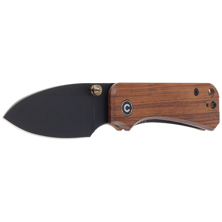 Civivi Baby Banter Cuibourtia Wood, Black Stonewashed Nitro-V by Ben Petersen (C19068SB-2)