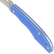 Spyderco Grasshopper Knife Blue G10, Satin 12C27 (C138GBLP)
