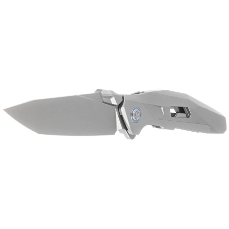 Nóż składany Rike Knife RK-Shadow-T-P Gray Titanium, Satin M390
