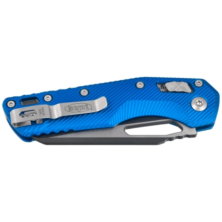 Nóż składany Microtech MSI S/E Fluted Blue Aluminium, Black M390MK by Tony Marfione (210-1FLBL)