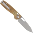 Kubey Bluff KU248A Knife Clear Ultem, Sandblasted 14C28N by Garet Caronna