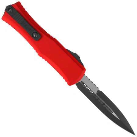 Microtech Hera II Mini Bayonet OTF Knife Red Aluminum, Black M390MK by Tony and Sean Marfione (1701M-1RD)