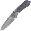 Nóż składany Remette Meteor Titanium/Jazzy CamoCarbon Carbon Fiber, Sandblasting M390 (RTPT-JAC)
