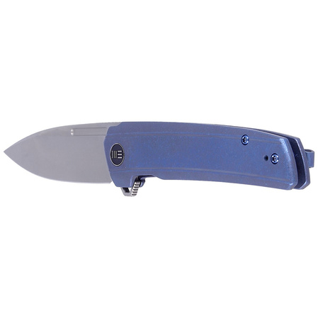 WE Knife Speedster Blue Titanium, Silver Bead Blasted CPM 20CV (WE21021B-3)