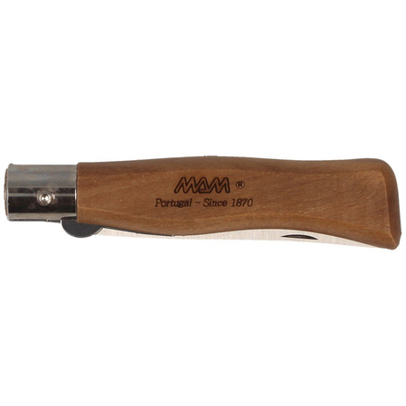 Nóż składany z blokadą MAM Douro Olive Wood, Inox HW, Satin 420 (2148)